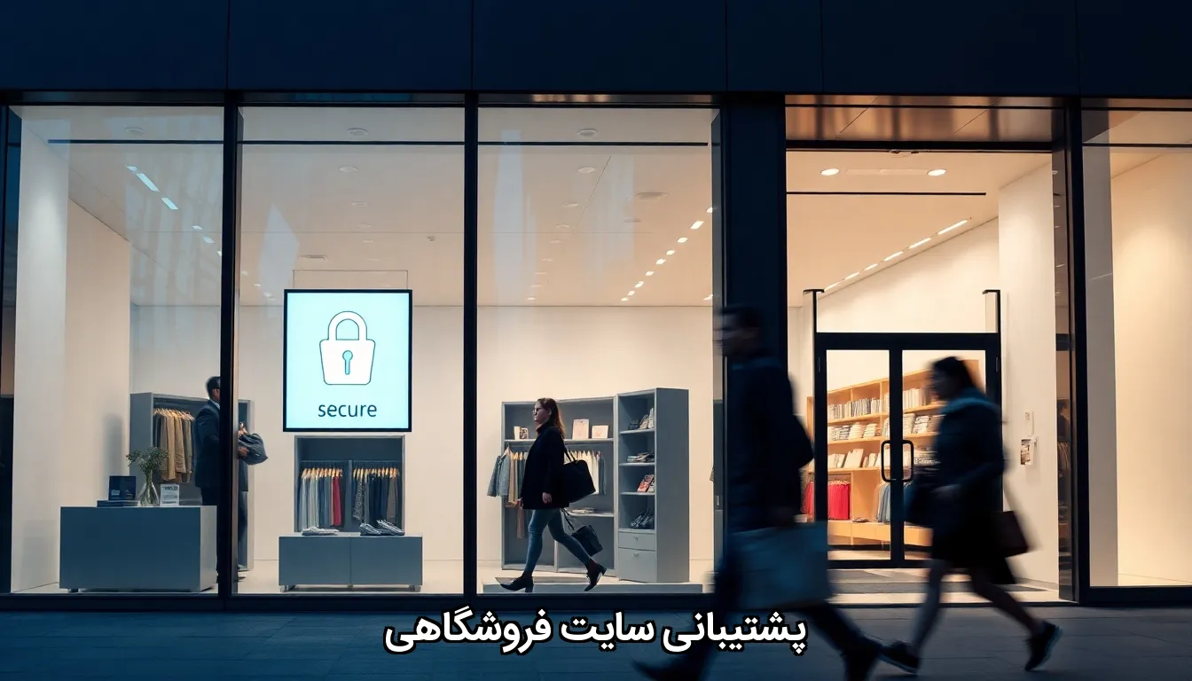 پشتیبانی سایت فروشگاهی